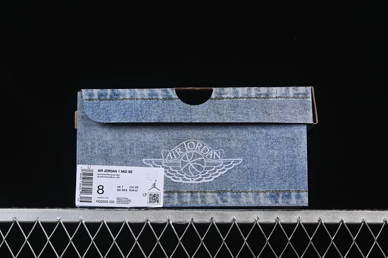 All Categories Air Jordan Jordan Series Basketball Shoes Air Jordan 1 Mid Air Jordan 1 Mid "Denim" AJ1 Joe 1 Retro Denim Blue China Cultural Leisure Sneakers HQ2005-100
